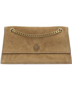 Tory Burch Kira Rotary Lock Shoulder Bag - Natural