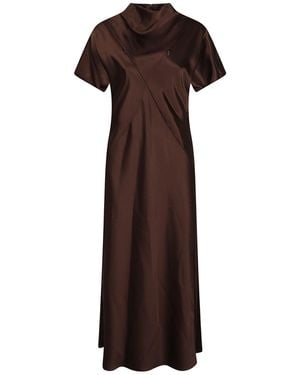 Pinko Kangoo Long Dress - Brown
