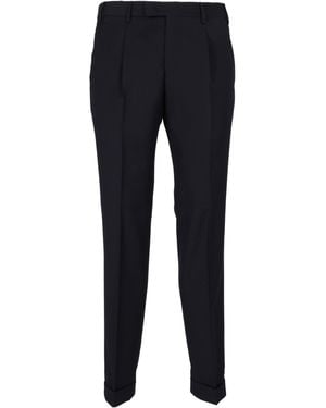 PT01 Casual Pants With Belt Loops - Blue