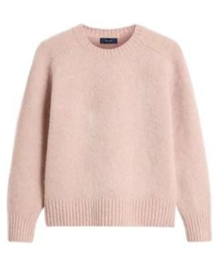 Soeur Ribbed-Trim Jumper - Pink