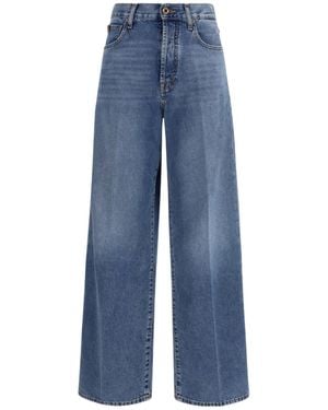 Jacob Cohen Wide-Leg Five-Pocket Jeans - Blue