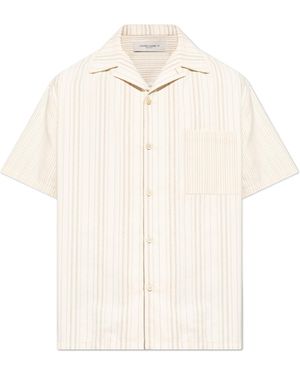 Golden Goose Striped Buttoned Shirt - White
