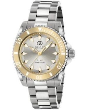 Gucci Dive Watch, 40Mm - Metallic