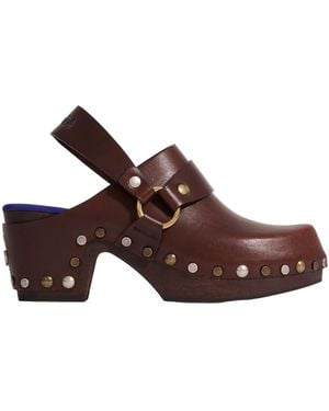 Chloé Talis Wedge Clog - Brown