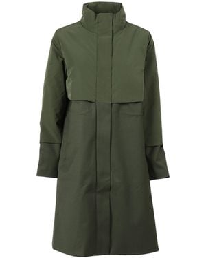 K-Way Ella Long Hybrid Jacket - Green