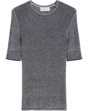 Sportmax Short-Sleeved Knitted Shirt - Grey