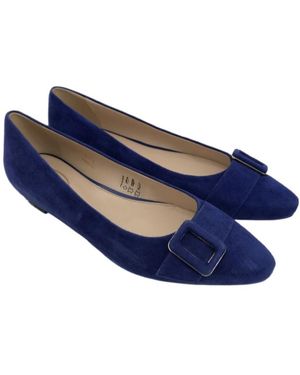 Tod's Logo Flat Shoes - Blue