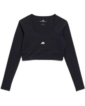 Balenciaga Activewear Long-Sleeved Sports Bra - Blue