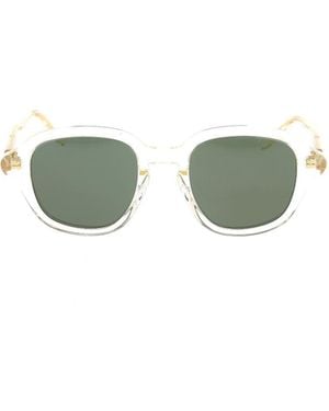 Loewe Square Frame Sunglasses - Green