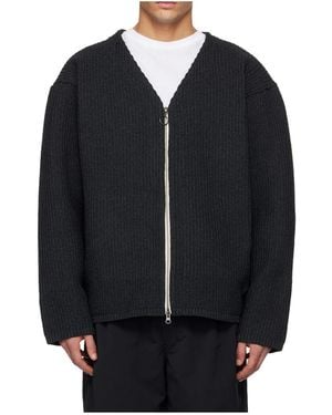 Nanamica Ooal 5G Zipper Cardigan - Blue