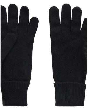 Johnstons of Elgin Minimalist Cashmere Gloves - Black