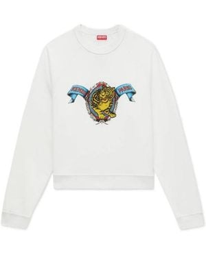 KENZO Jumping Tiger' Sweatshirt - White