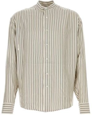 LeKasha Aldar Striped Shirt - Grey