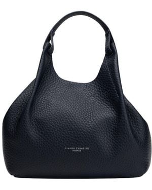 Gianni Chiarini Textured Hobo Shoulder Bag - Blue