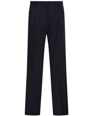 Lardini Casual Pants With Belt Loops - Blue