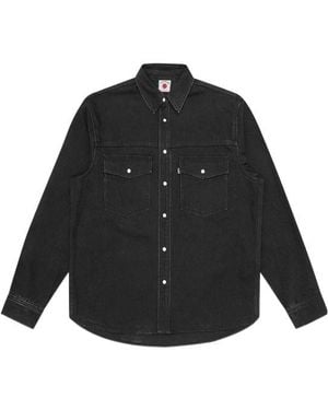 ICECREAM Collared Long-Sleeved Shirt - Black