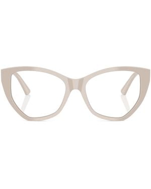 Jimmy Choo Eyewear Cat-Eye Frame Glasses - White