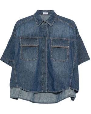 Brunello Cucinelli Denim Shirt - Blue