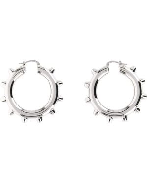 Jil Sander 731 Earrings - White