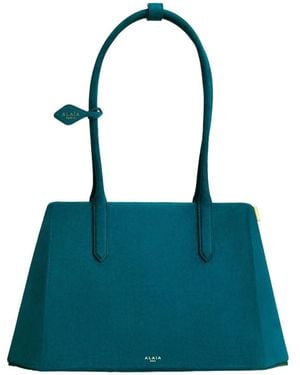 Alaïa Suede Handbag - Blue