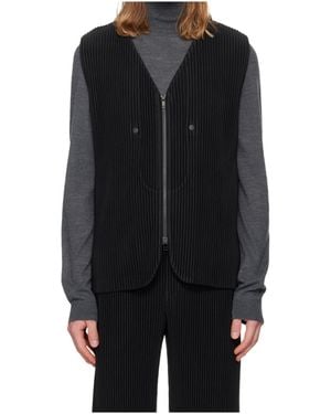 Homme Plissé Issey Miyake Homme Plissé Issey Miyake Quarry Vest - Black
