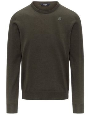 K-Way Sebastien Crewneck Pullover - Green