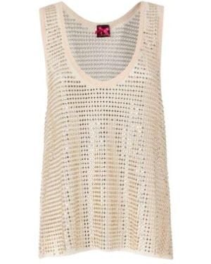 Pinko Stretch Party Top - Natural