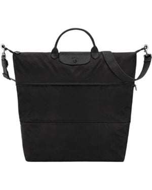 Longchamp Le Pliage One S Travel Bag Expandable - Black