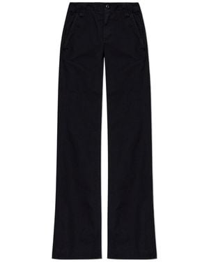 Balenciaga Flared-Leg Pants - Black
