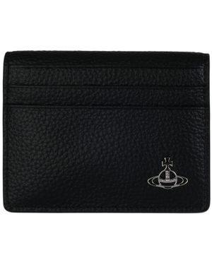 Vivienne Westwood Orb Plaque Bifold Cardholder - Black