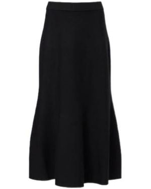 Jonathan Simkhai Kasey Wool Midi Skirt - Black