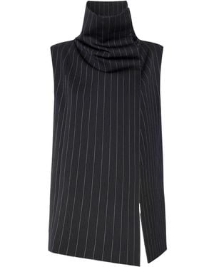 Sportmax Sleeveless Wool Top - Black
