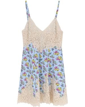 Dolce & Gabbana Suspender Dress - Blue
