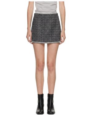 Marissa Chiara Woollen Skirt - Grey