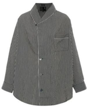 R13 Button-Down Shirt - Gray
