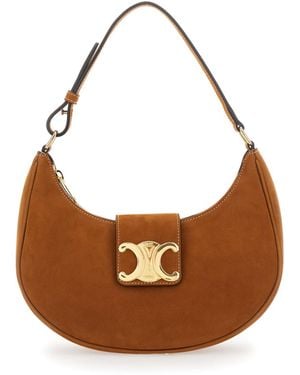 Celine Medium Zip Shoulder Bag - Brown