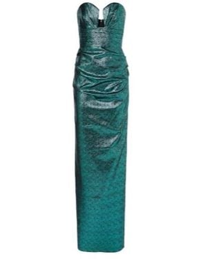 Rebecca Vallance Elsie Off-Shoulder Gown - Green