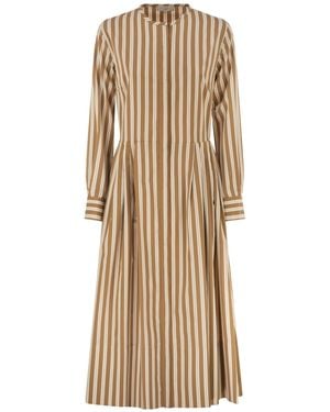 Antonelli Striped Dress - Natural