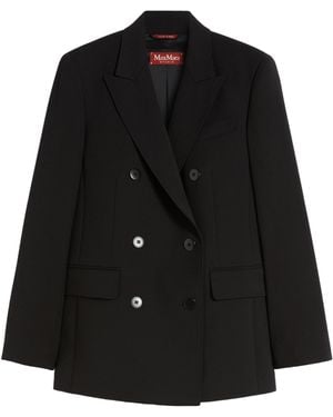 Max Mara Vadare Double-Breasted Blazer - Black