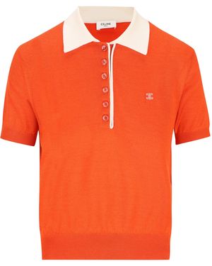 Celine Polo Jumper - Orange