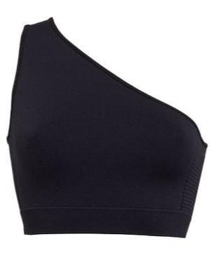Rick Owens One-Shoulder Short Top - Blue