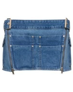 Dion Lee Belt-Loop Skirt - Blue