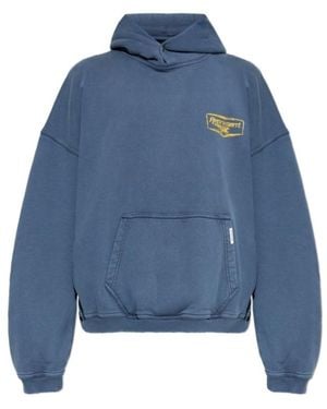 Represent Graphic Print Hoodie - Blue