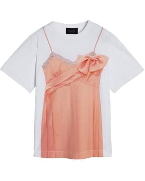 Simone Rocha Crew Neck T-Shirt - White