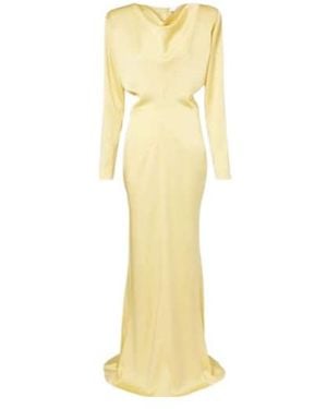 Stella McCartney Satin Gown - Yellow