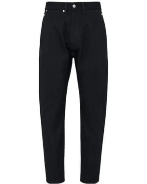 Junya Watanabe Logo Casual Trousers - Black