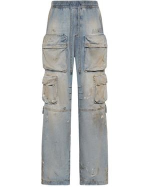 Amiri Drawstring-Fastening Cargo Jeans - Grey