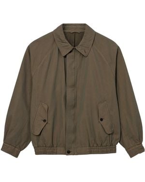 Ssstein Retro Zip-Up Jacket - Green