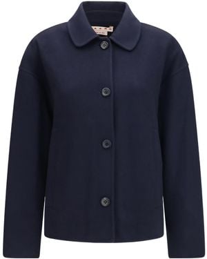 Marni Long-Sleeve Jacket - Blue