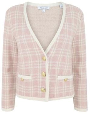 Veronica Beard Claudine Knit Jacket - Pink
